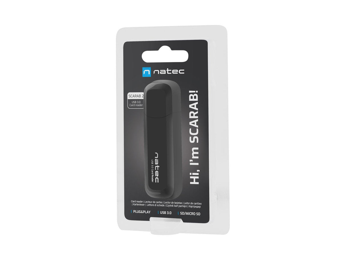 Lector De Tarjetas Externo Natec Scarab 2 Sd / Micro Sd Usb 3.0 - Ncz-1874