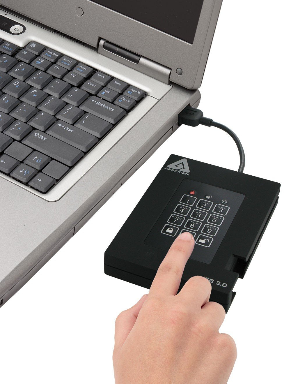EAN 708326913775 - Apricorn Aegis Padlock Fortress 256 GB USB 3.2 Gen 1 (3.1 Gen 1) Negro imagen 2