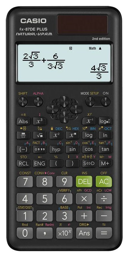 Casio Fx-87de Plus 2nd Edition