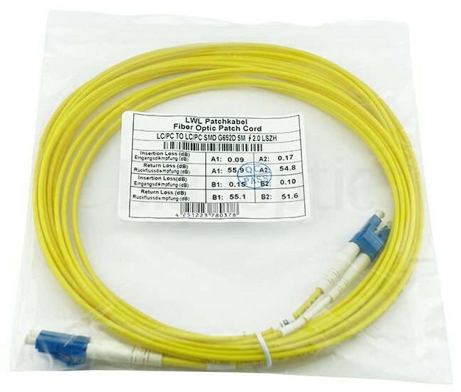Blueoptics Sfp3131bu10mk Cable De Fibra Optica 10 M Lc/Upc G.657.A1 Amarillo