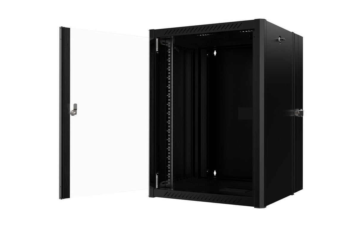 Lanview Rwp16u45bl-D Armario Rack 16u Bastidor De Pared Negro