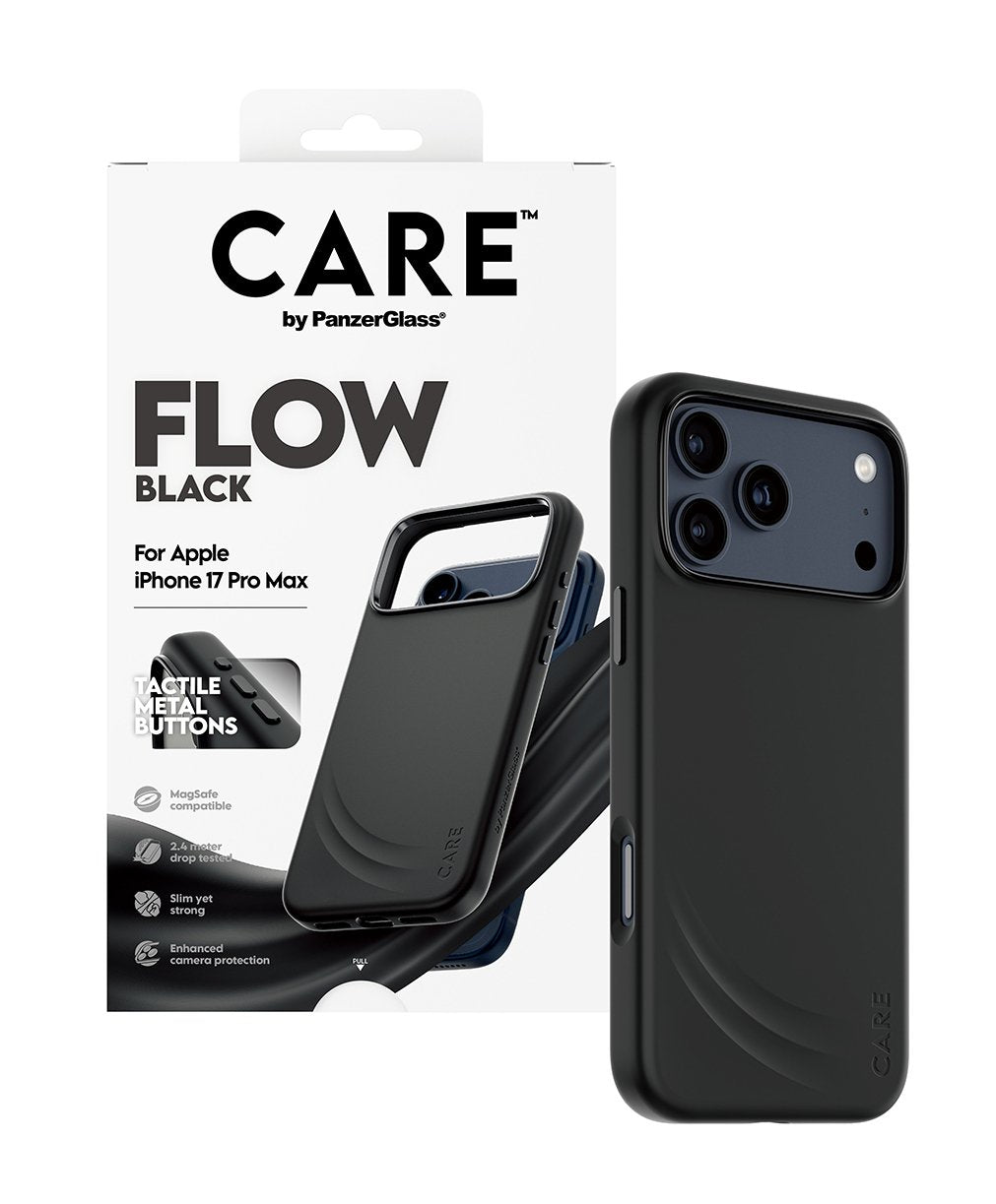 Panzerglass Care By ® Flow Case Black W. Magsafe Iphone 17 Pro Max Funda Para Apple - Iphone 17 Pro Max Negro