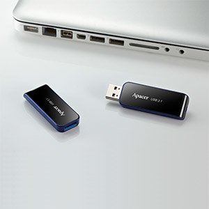 Pendrive 32gb Usb3.2 Apacer Ah356 Black