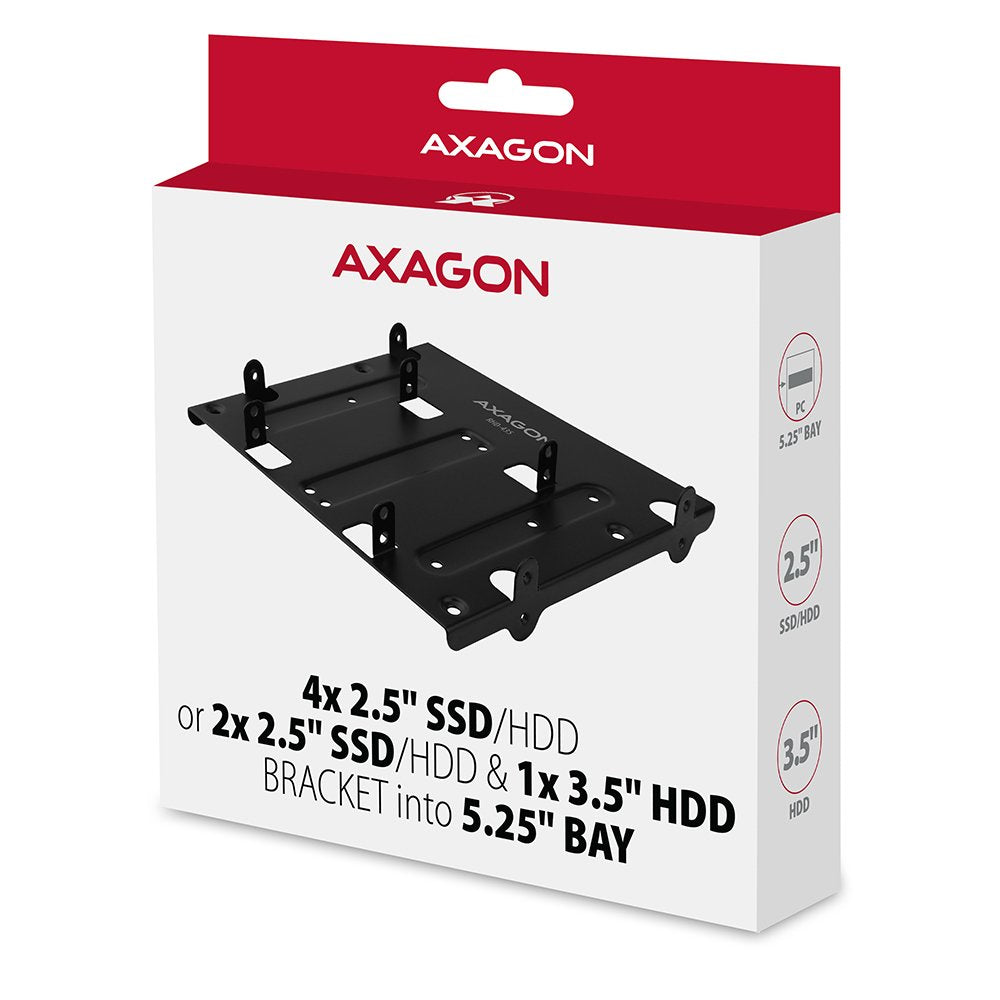 EAN 8595247905505 - Axagon RHD-435 kit de montaje Negro Metal imagen 11