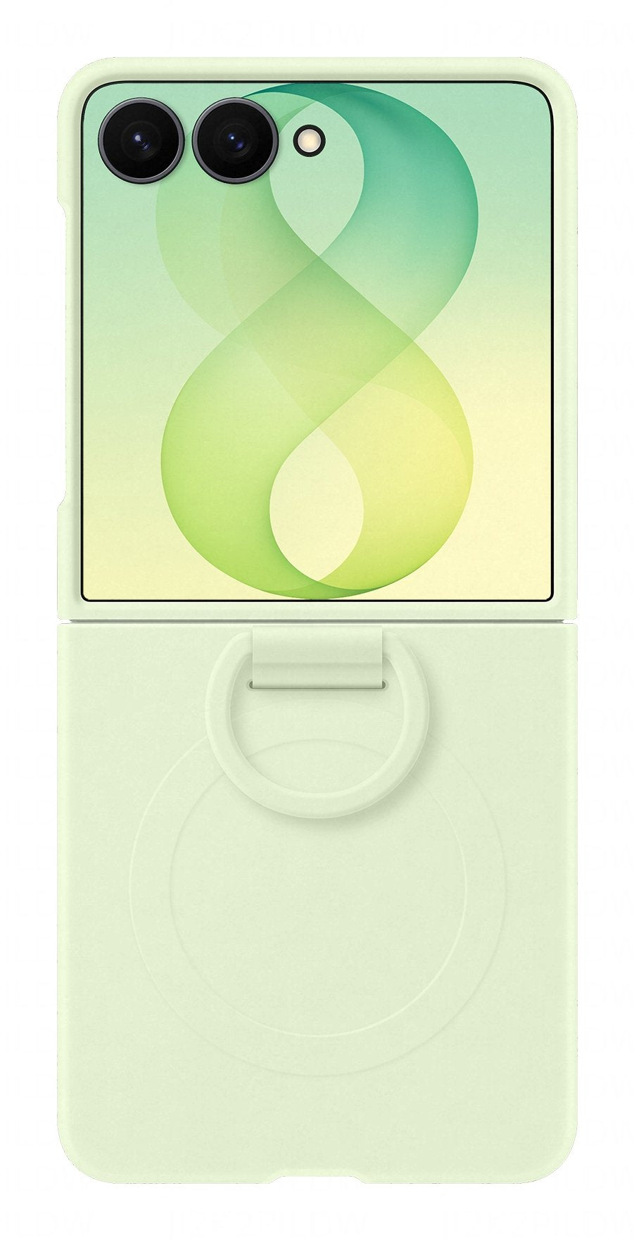Samsung Silicone Ring Magnet Case Fr Galaxy Flip8 Green