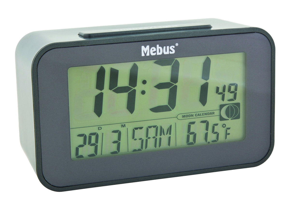 Mebus 51460 Reloj Despertador Digital Antracita