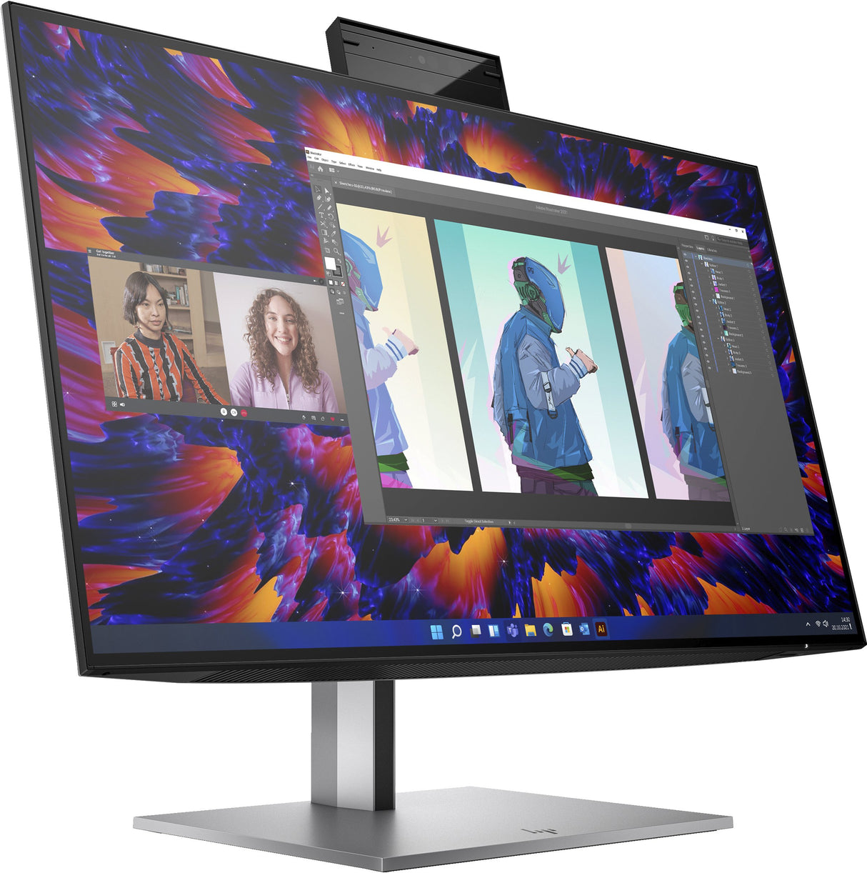 EAN 5715063348918 - HP Z24m G3 QHD Conferencing Display pantalla para PC 60,5 cm (23.8") 2560 x 1440 Pixeles Quad HD LCD Plat imagen 2