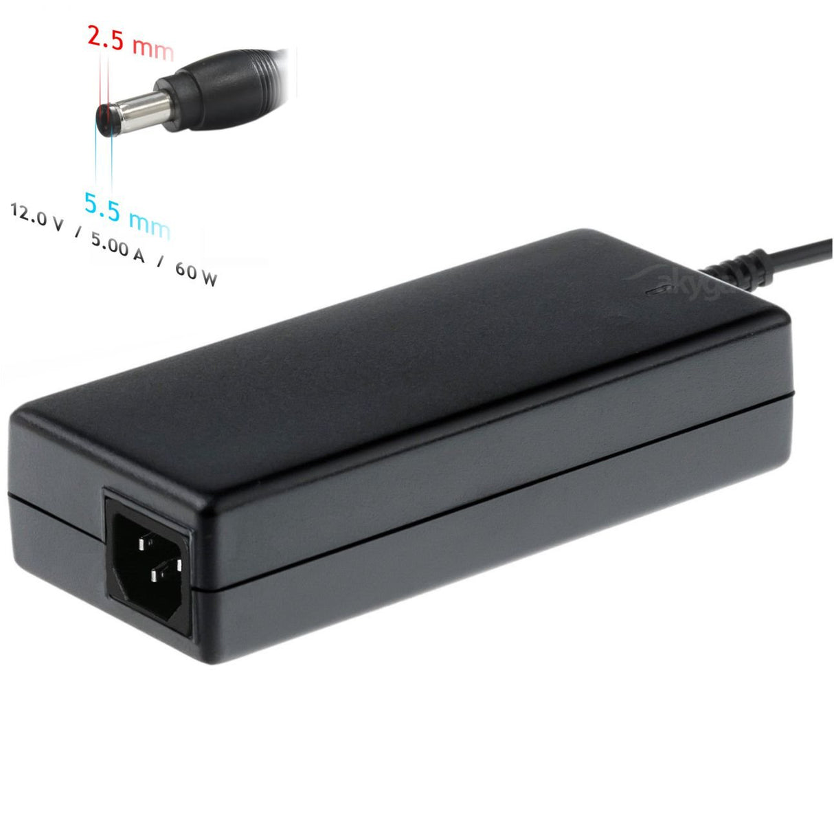 EAN 5901720132932 - Akyga AK-100-01BK carcasa de ordenador Mini Tower Negro 60 W imagen 9