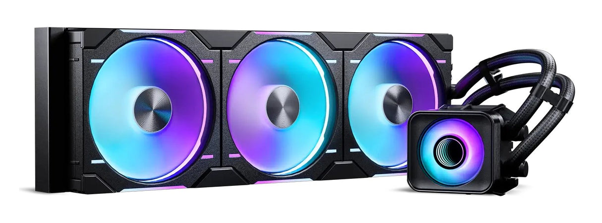 K Phanteks Glacier One 420d30 X2 Drgb Schwarz Aio-Wasserkühlung