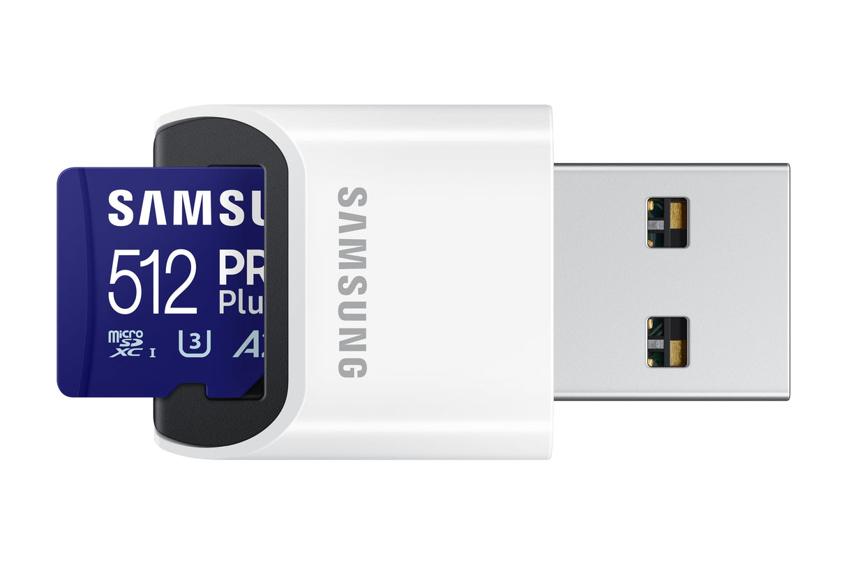 Samsung Pro Plus Microsd 512gb Up To 180mb S Read And 130mb S Write Speed With Class 10 4k Uhd Incl. Card Reader 2023