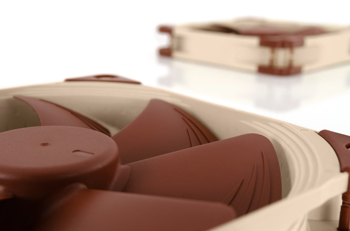 EAN 9010018100235 - Noctua NF-A14 Carcasa del ordenador Ventilador 14 cm Beige, Marrón imagen 4