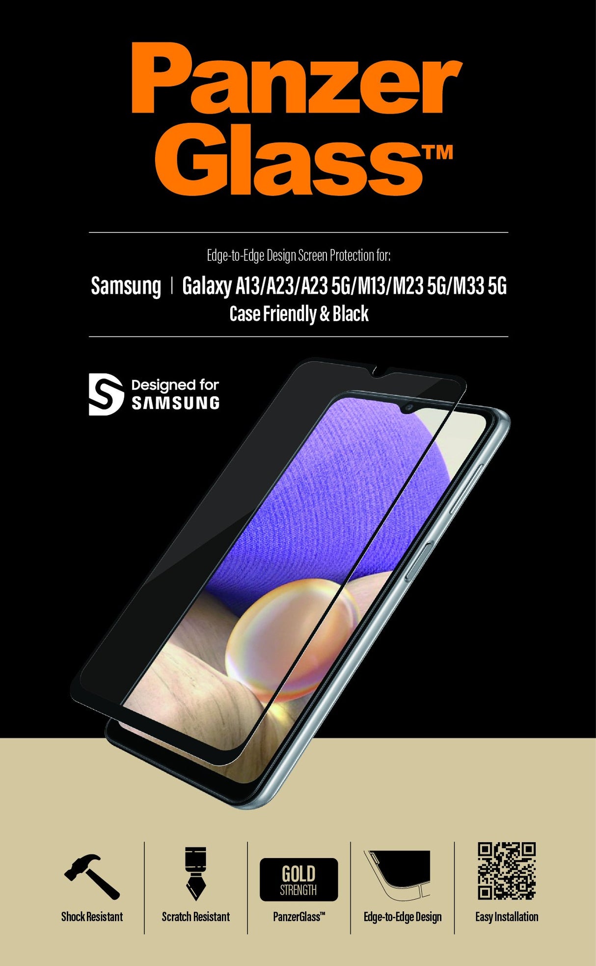 EAN 5711724073069 - PanzerGlass ® Screen Protector Samsung Galaxy A13 | A23 | A23 5G | M13 | M23 5G | M33 5G Protector de pan imagen 9