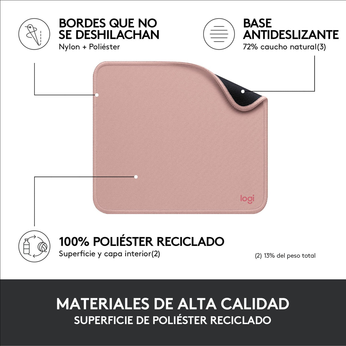 EAN 5099206099463 - Logitech 956-000050 alfombrilla para ratón Rosa imagen 7