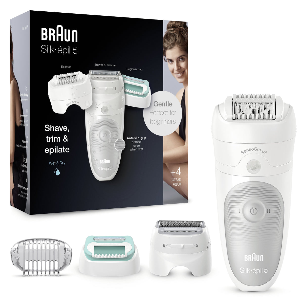 EAN 4210201426653 - Braun Silk-épil 5 81770430 depiladora 28 pinzas Blanco imagen 2