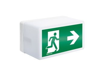 Esy Led-Notleuch. Slb 2,5w 3h En10026836 Ekw 21m Ip54 Wand Decke 150x250x135mm