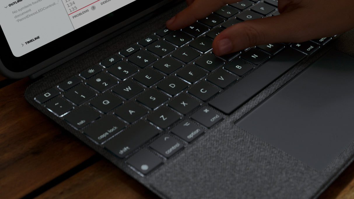 Logitech Combo Touch Qwerty Inglés Del Reino Unido Smart Connector Gris