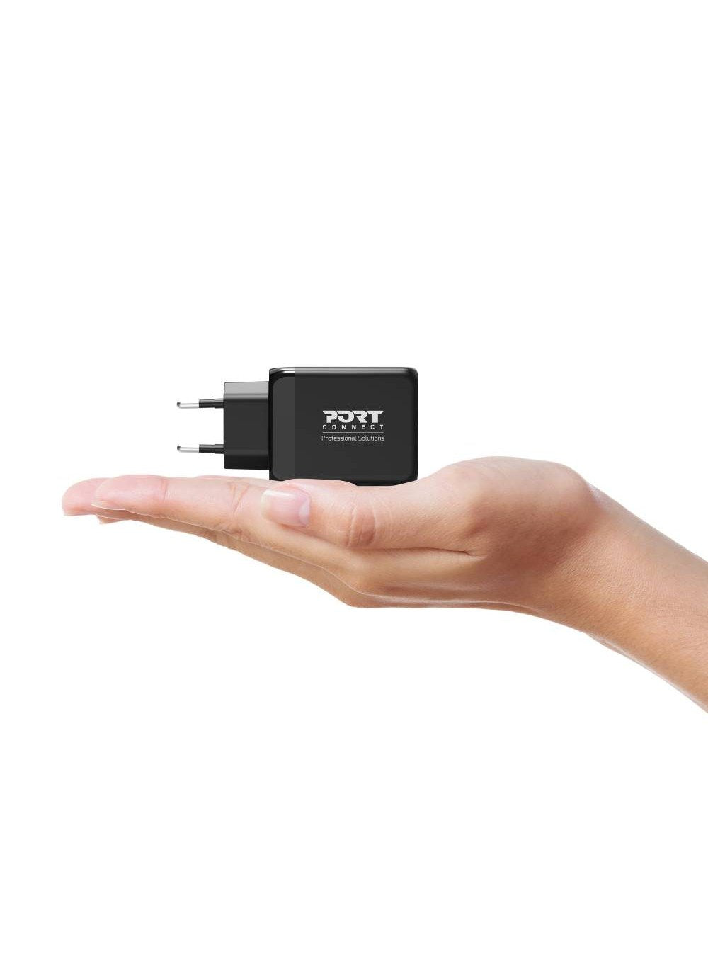 Port Designs 900106-Eu Cargador De Dispositivo Móvil Netbook, Portátil, Smartphone, Tableta Negro Corriente Alterna Carga Rápida Interior