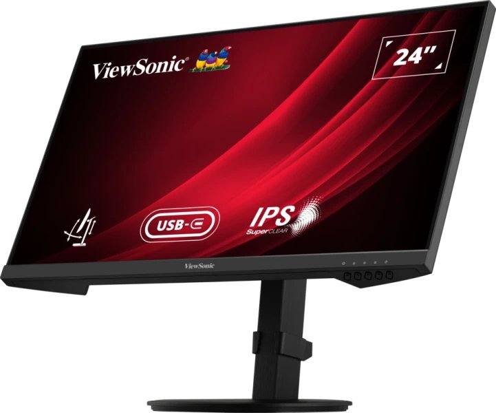 Viewsonic Vg2409-Mhdu-2, Monitor Led 61 Cm 24", Negro, Fullhd, Ips, Concentrador Usb-C, Panel De 100hz Vg2409-Mhdu-2