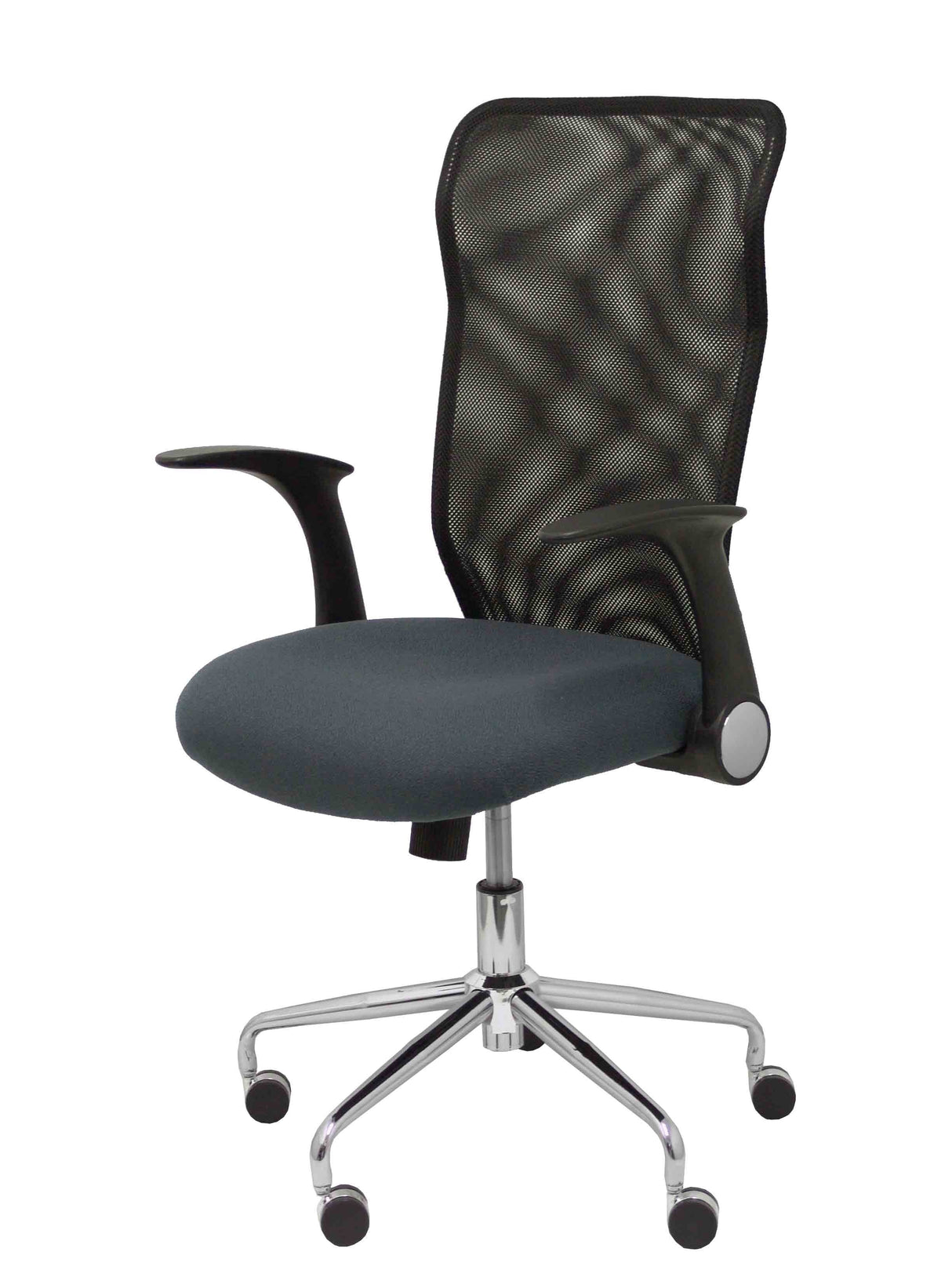 Silla Minaya Respaldo Malla Negro Asiento Bali Gr