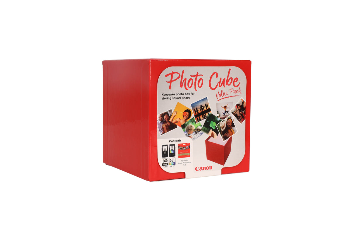 Canon Pg-560 / Cl-561 Photo Cube Value Pack Pp-201 13x13cm 40 Sh.