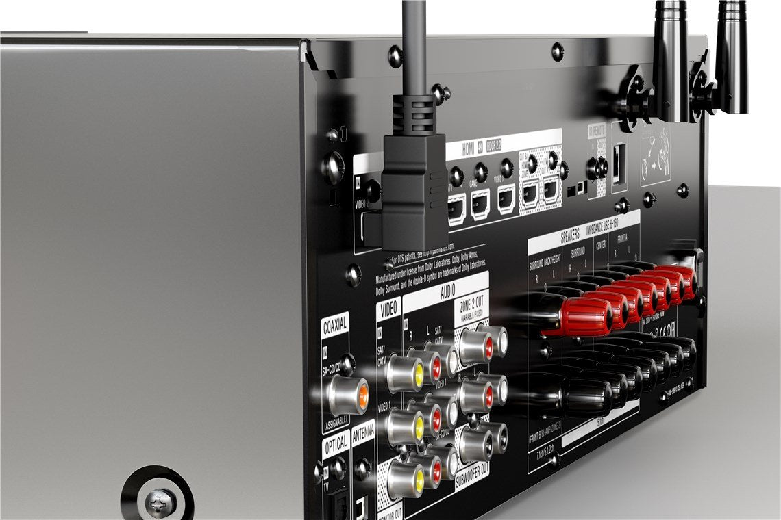 Cable Hdmi De 90 ° De Alta Velocidad De Goobay Con Negro Ethernet, 2 Metros 61296