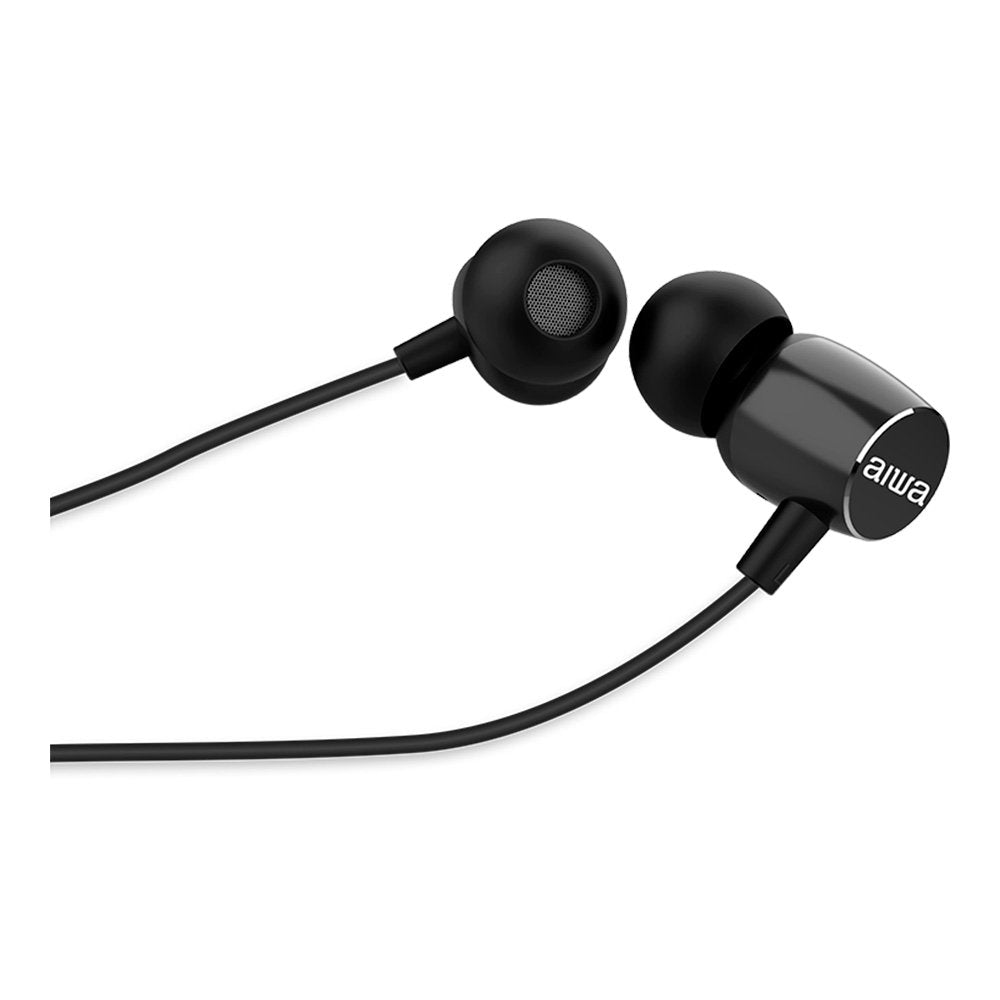 Auriculares Intrauditivos Aiwa Estm-30sl Con Micrófono Jack 3.5 Plata