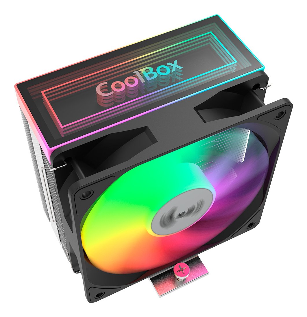 Coolbox Gaming Refrigerador Cpu Argb 4 Heatpipes