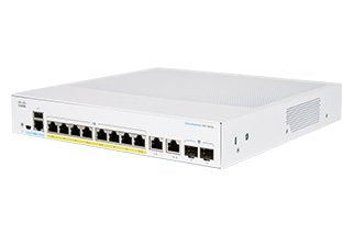 Cisco Business 350 Series Cbs350-8p-E-2g Conmutador L3 Gestionado 8 X 10/100/1000 (Poe+) + 2 X Sfp Combinado Montaje En Rack Poe+ (67 W) Refabricado