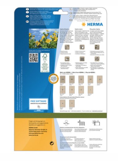 Herma Etiquetas Silphie A4 20 Hojas 210x148
