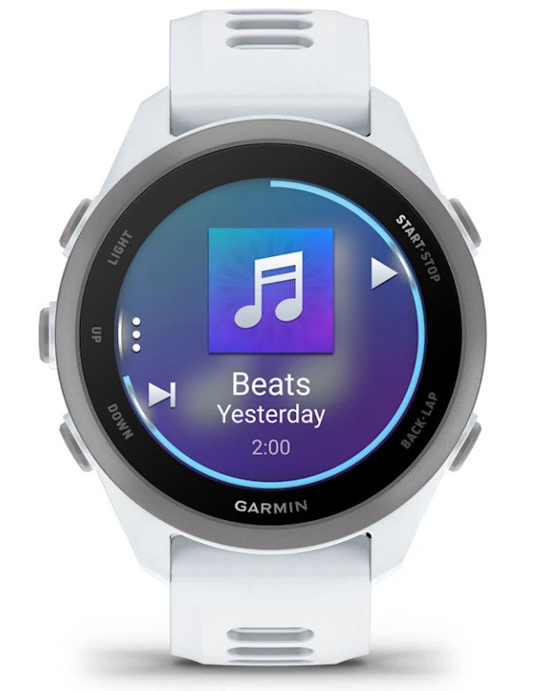 Garmin Forerunner 170 Music 3,05 Cm (1.2") Amoled 42 Mm Digital 390 X 390 Pixeles Pantalla Táctil Blanco Gps (Satélite)