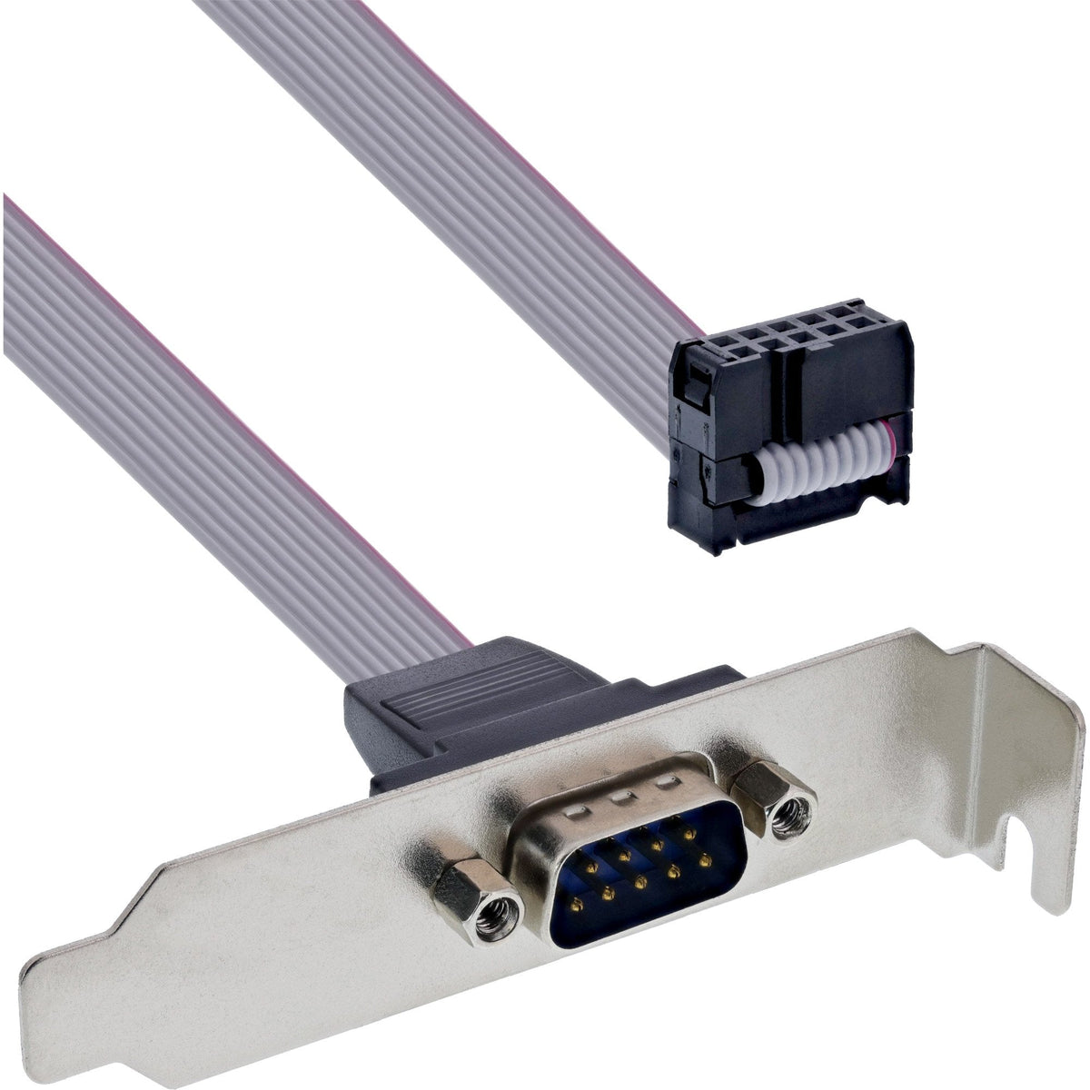 Soporte Inline Db9 Macho A 10 Pines Cabezal Interno Directo 0,6 M