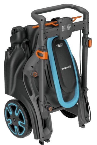 Cortacésped Inalámbrico Gardena Powermax Duo 46/36v P4a Solo, 36volt 2x18v Negro/Gris, Sin Batería Ni Cargador, Power For All Alliance 14646-55