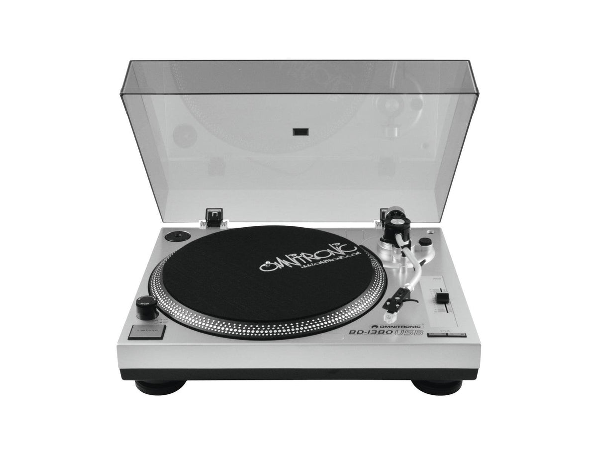EAN 4026397356090 - Omnitronic 10603043 tornamesa para dj Tocadiscos de tracción por correa portátil Plata imagen 3