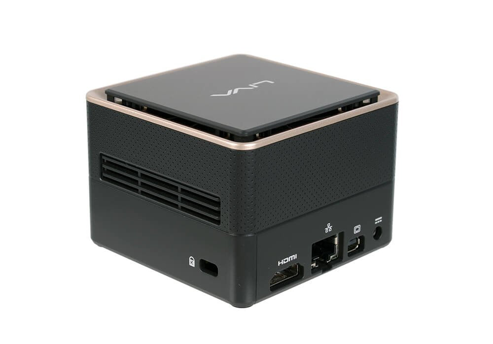 EAN 4711064006094 - ECS LIVA Q3 Plus AMD Ryzen R1505G 4 GB DDR4-SDRAM 64 GB eMMC Mini PC Negro imagen 3