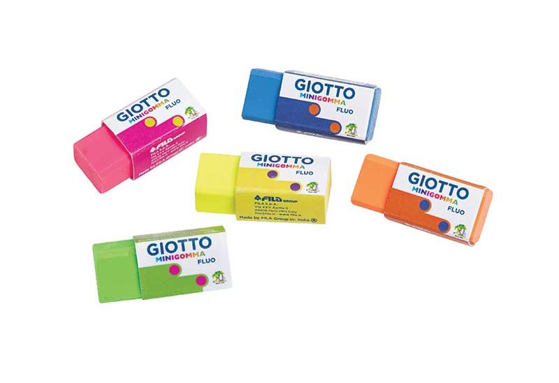 Giotto Gomma Fluo Goma De Borrar Lapiz Tarro -120u-