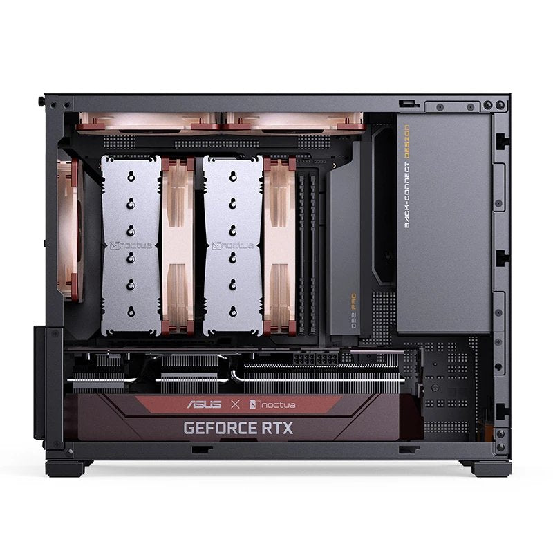 Jonsbo D32 Pro Negro Pc-Gehäuse, Mini-Gehäuse, Matx, Tempered Glass - Schwarz