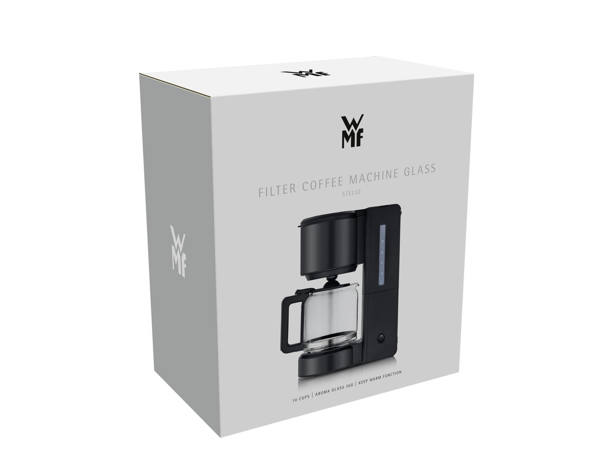 Wmf Stelio Kaffeemaschine Glas Deep Black