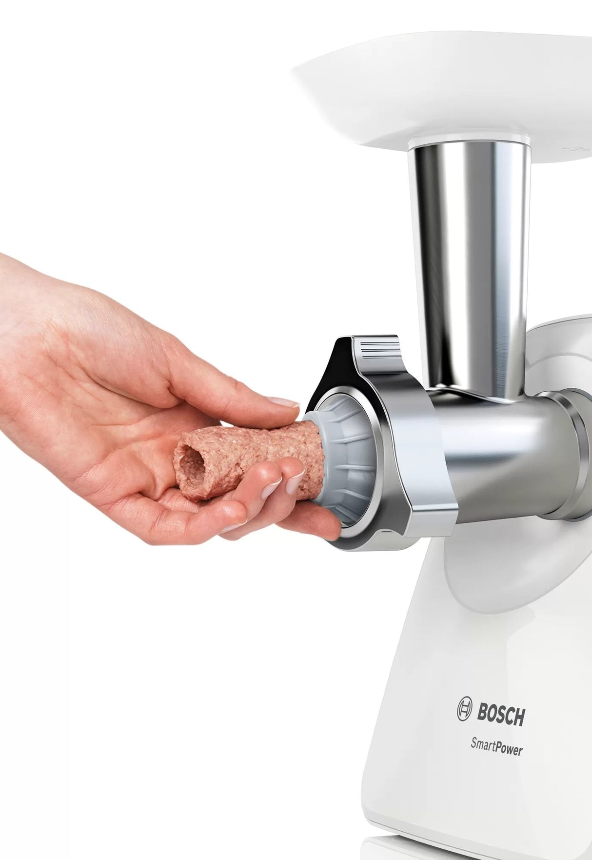 EAN 4242005135622 - Bosch MFW2520W picadora 1500 W Acero inoxidable, Blanco imagen 5