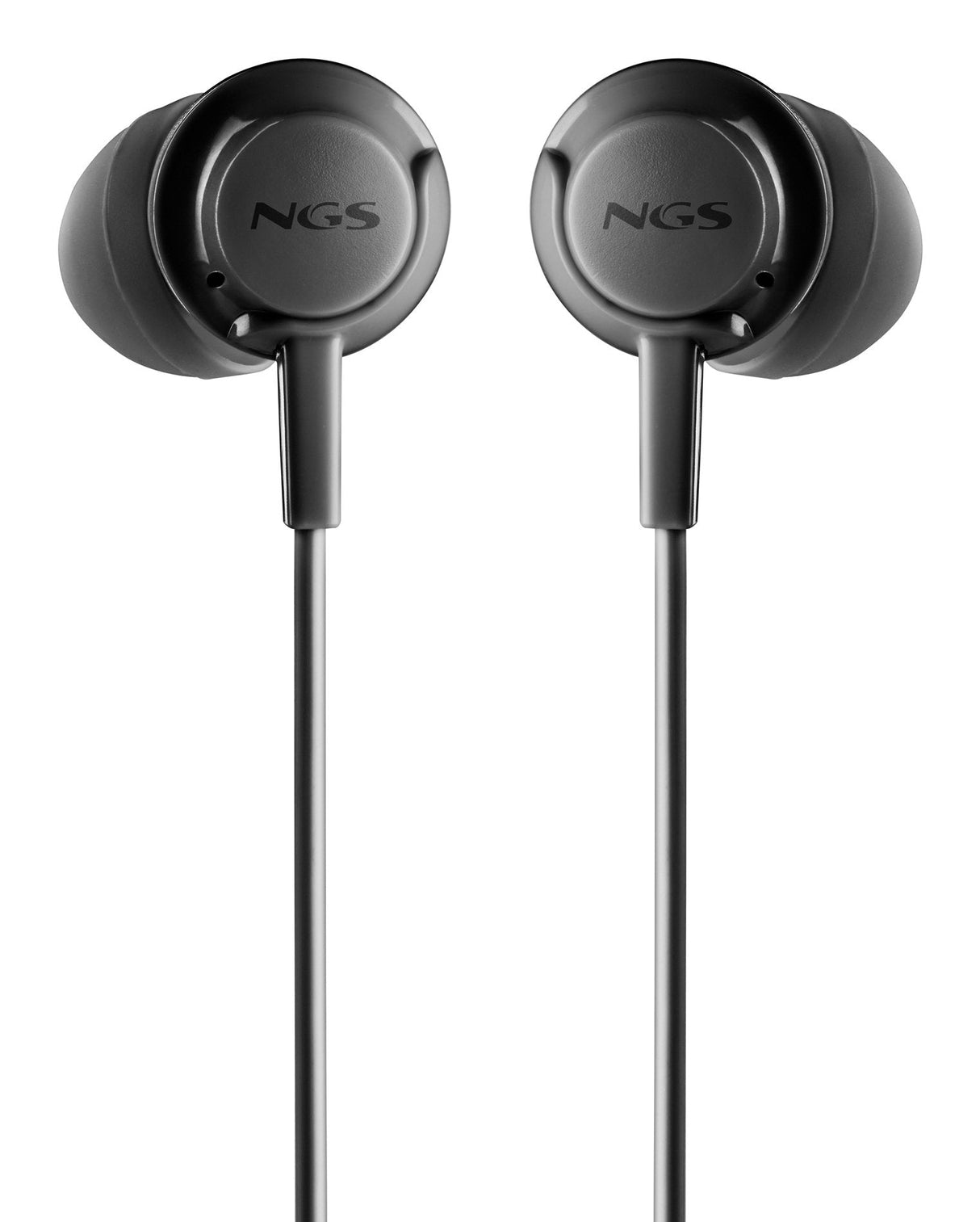 Auriculares Intrauditivos Ngs Cross Drift Con Micrófono Jack 3.5 Negros