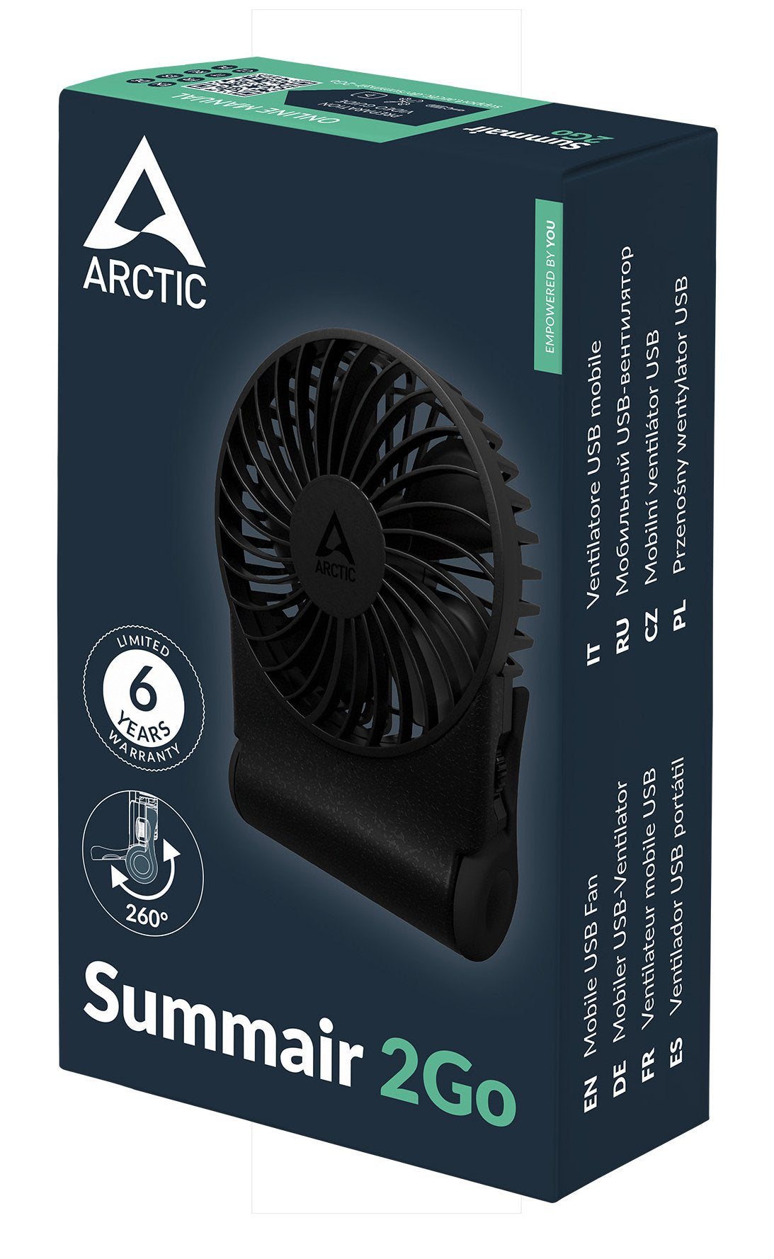 Fan Arctic Summair 2go (Black)