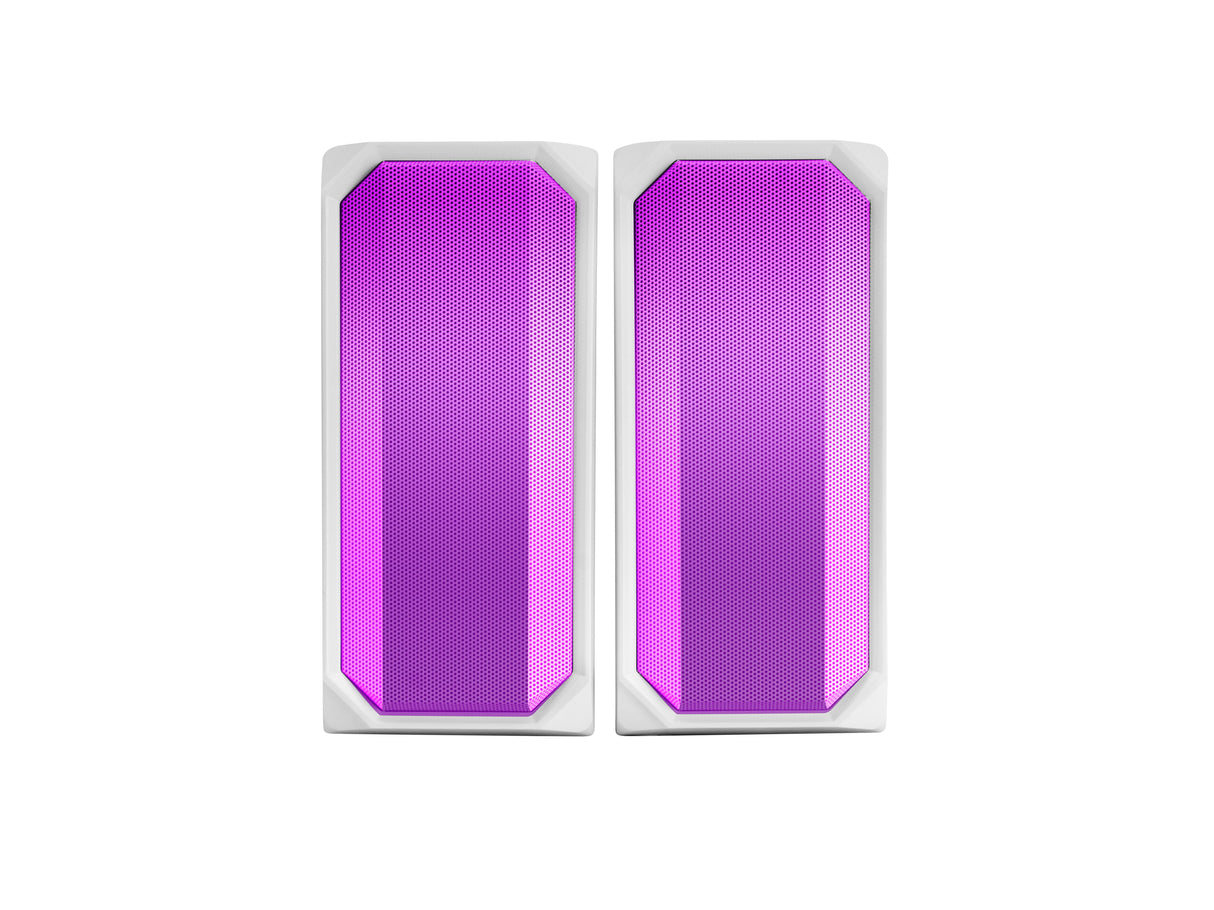 Altavoces Con Bluetooth Mars Gaming Msrgbw 15w 2.0 Blancos