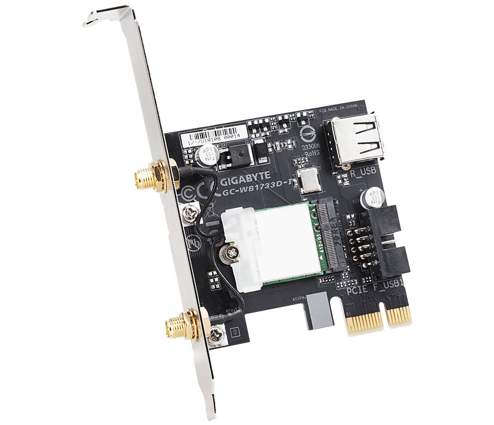 EAN 4719331803513 - GIGABYTE GC-WB1733D-I adaptador y tarjeta de red Interno WLAN / Bluetooth 1733 Mbit/s imagen 2