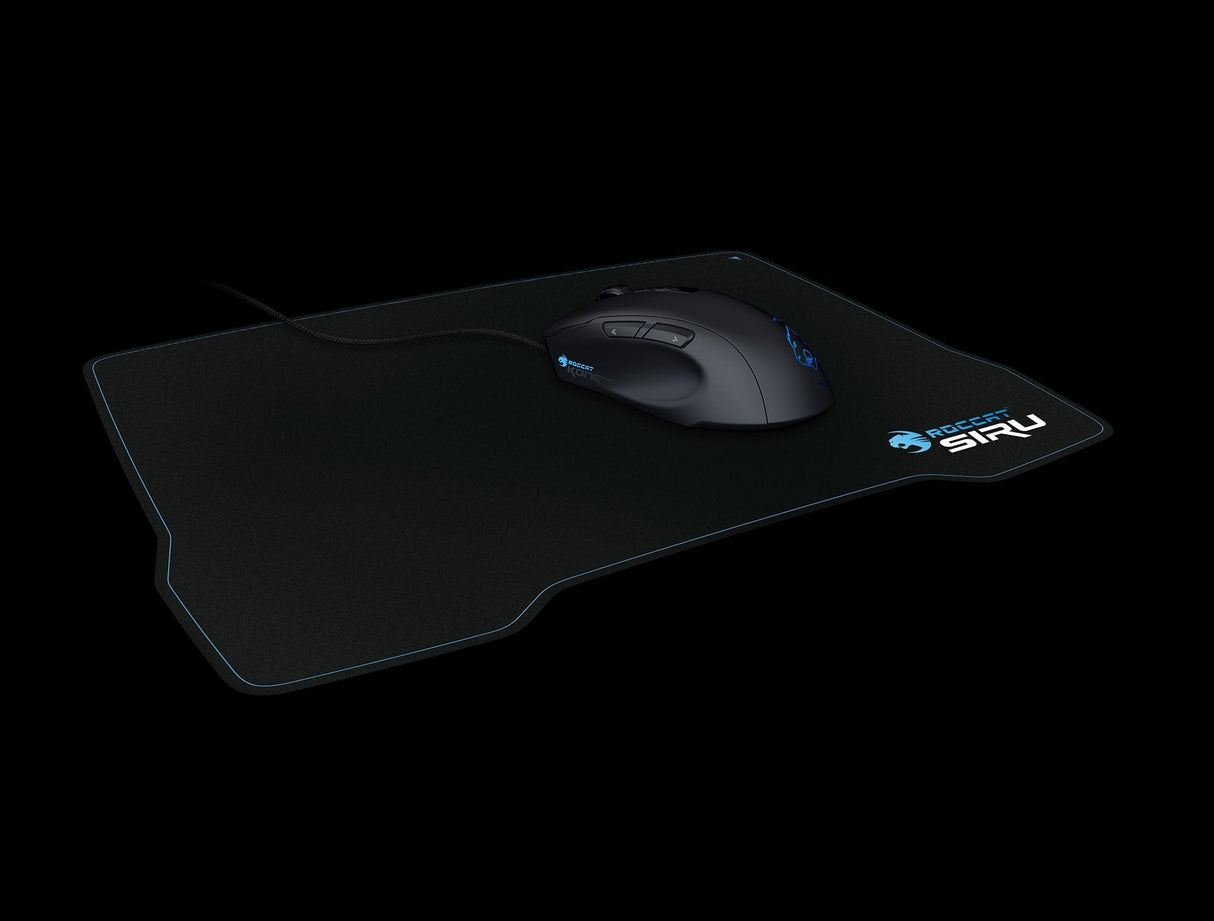 Roccat Siru Pitch Black. Alfombrilla 340x250x0,45mm.