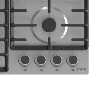 Gorenje G642abx Hobs Acero Inoxidable Integrado 60 Cm Encimera De Gas 4 Zona(S)