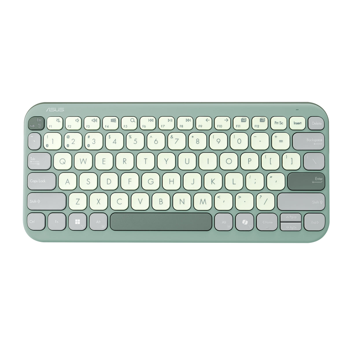 Teclado Inalámbrico Asus Marshmallow Kw100 Verde