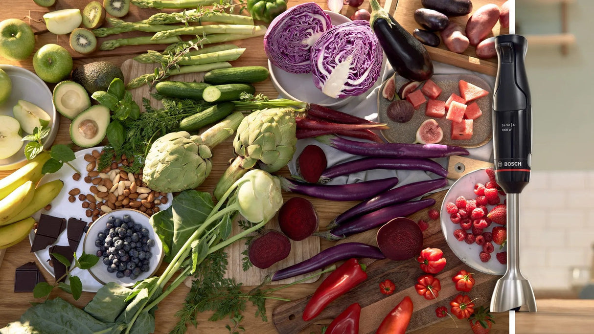 Bosch Serie 4 Msm4b623 Licuadora 0,6 L Batidora De Inmersión 1000 W Antracita, Transparente