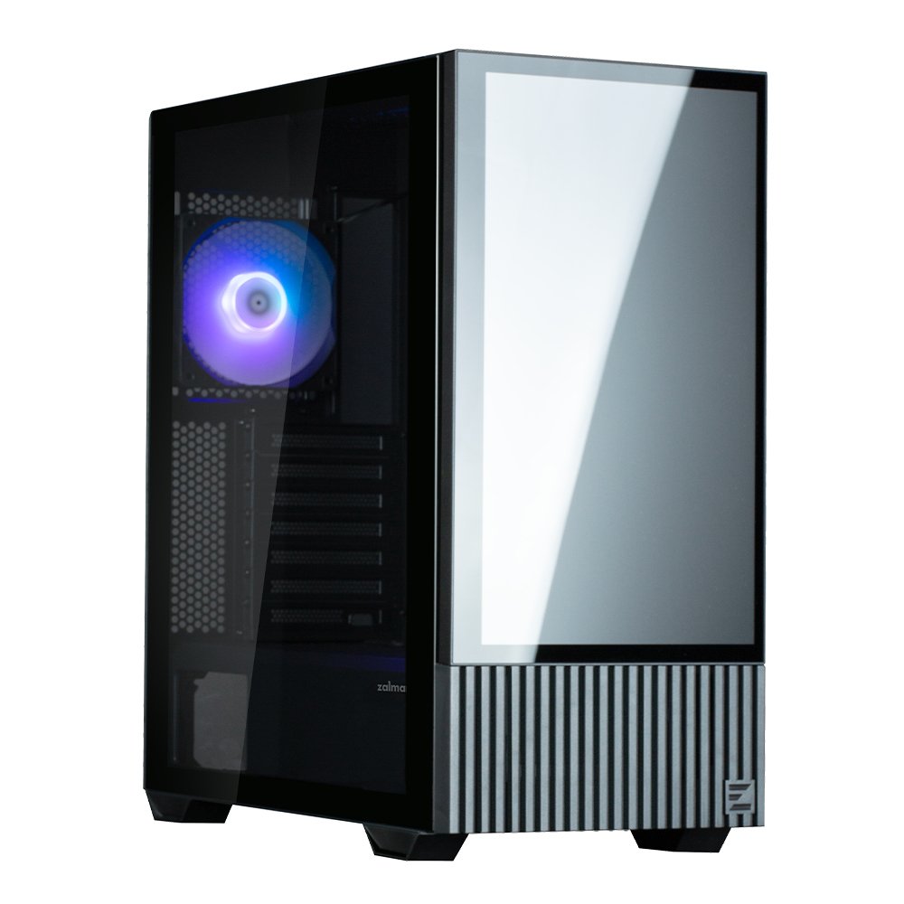 Caja Pc Zalman Z10ds Black Atx Mid Tower Argb Fan