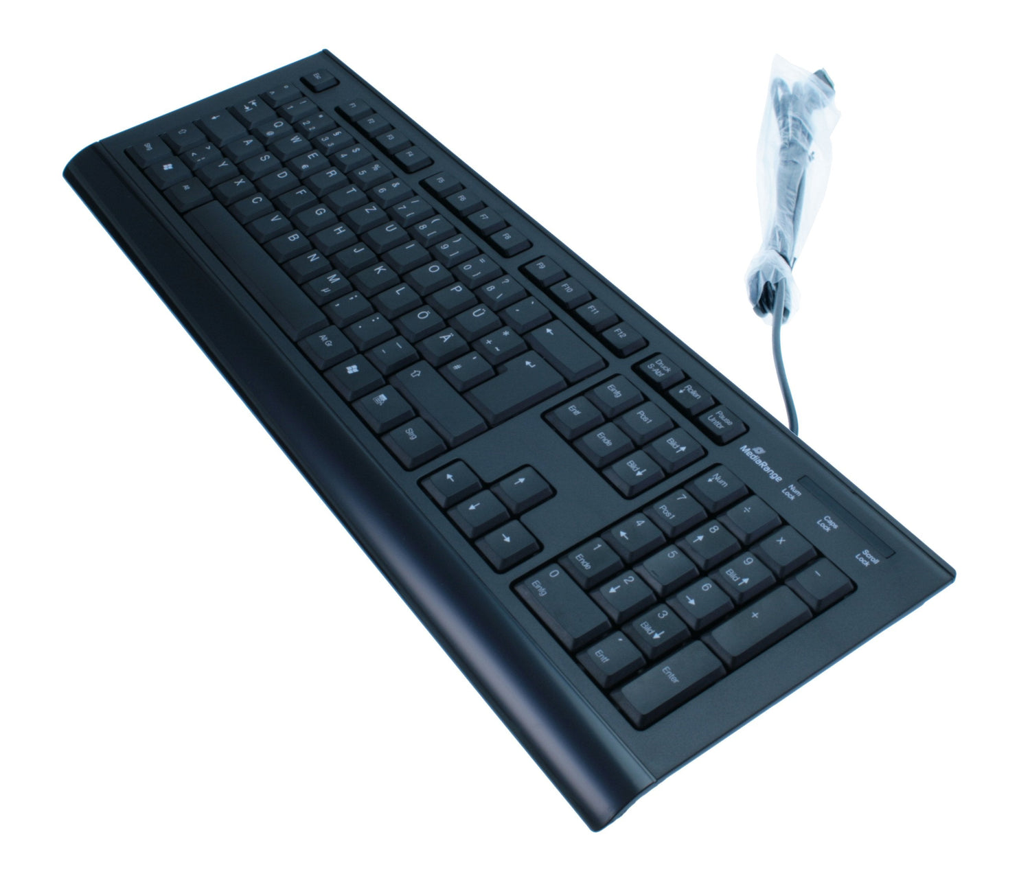 Mediarange Mros101 Teclado Usb Qwertz Alemán Negro