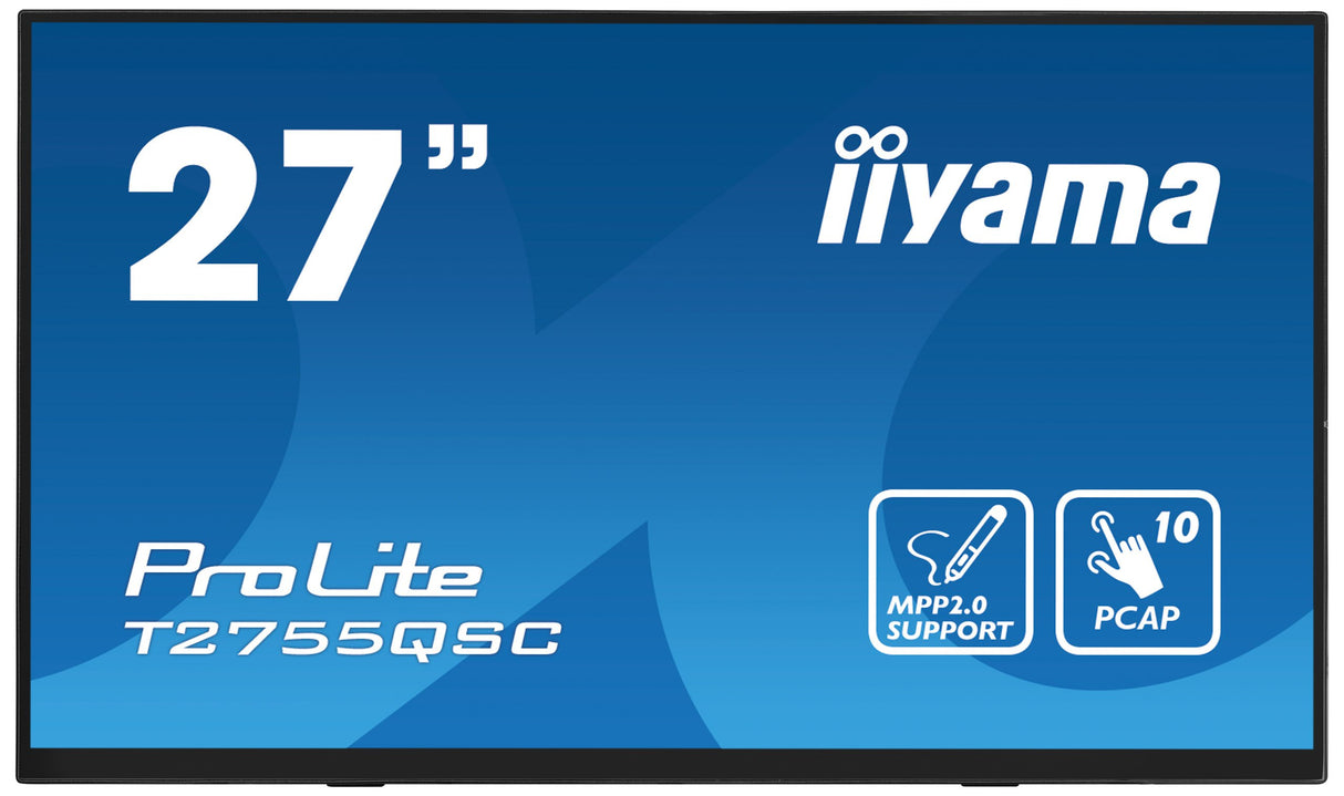 EAN 4948570122981 - iiyama ProLite T2755QSC-B1 pantalla para PC 68,6 cm (27") 2560 x 1440 Pixeles Quad HD LCD Pantalla táctil imagen 6