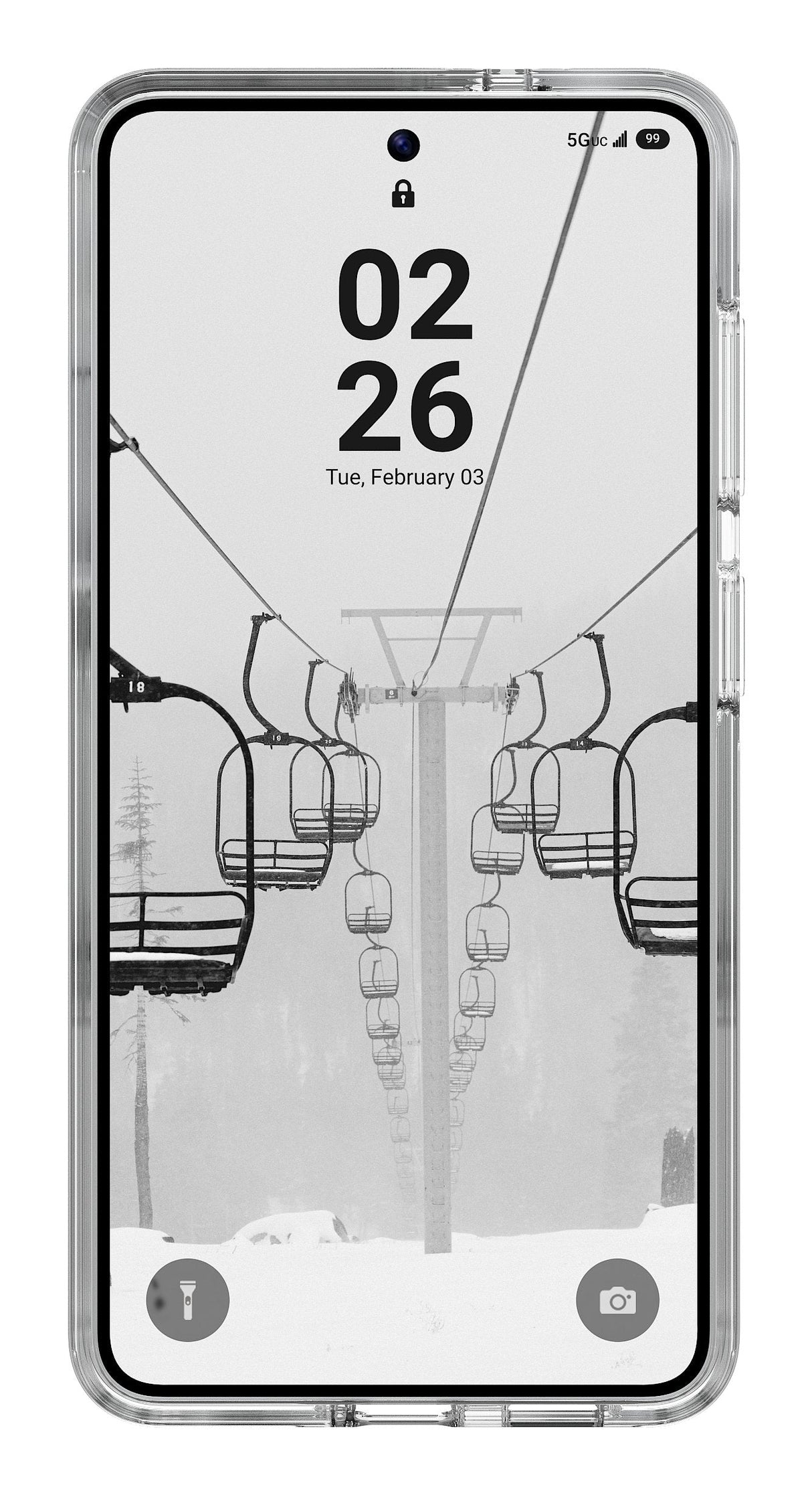 Funda Uag Scout Clear Hielo Blanco Samsung Galaxy S26
